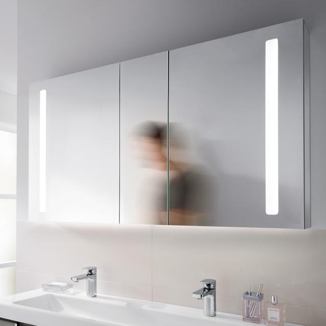 Villeroy & Boch My View 14+ Spiegelschrank mit LED-Beleuchtung inklusive Medizinbox mit 3 Türen