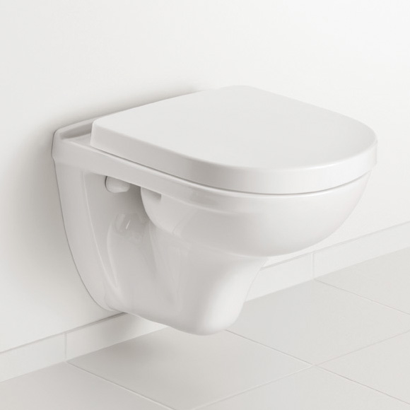 Villeroy & Boch O.novo Wand-Tiefspül-WC Compact mit Spülrand, weiß