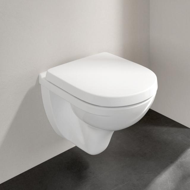 Villeroy & Boch O.novo Wand-Tiefspül-WC Compact mit Spülrand, weiß