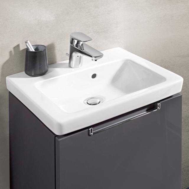 Waschbecken Design Waschtisch Handwaschbecken Hahnloch Rechts Kleines Gäste WC 