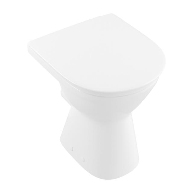 Villeroy & Boch ViCare Stand-Tiefspül-WC, ohne Spülrand weiß, mit CeramicPlus und AntiBac