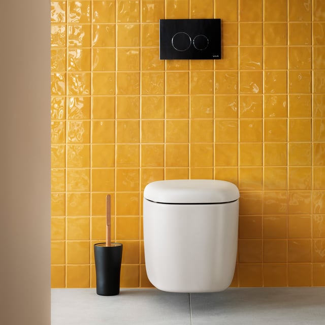 VitrA Plural wall-mounted toilet with VitrAFlush 2.0 with VitrAclean and VitrAhygiene, white - 7830B403-0075