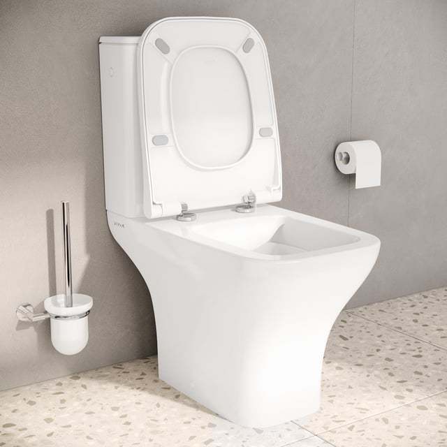 VitrA Matrix floorstanding toilet with Smooth Flush with toilet