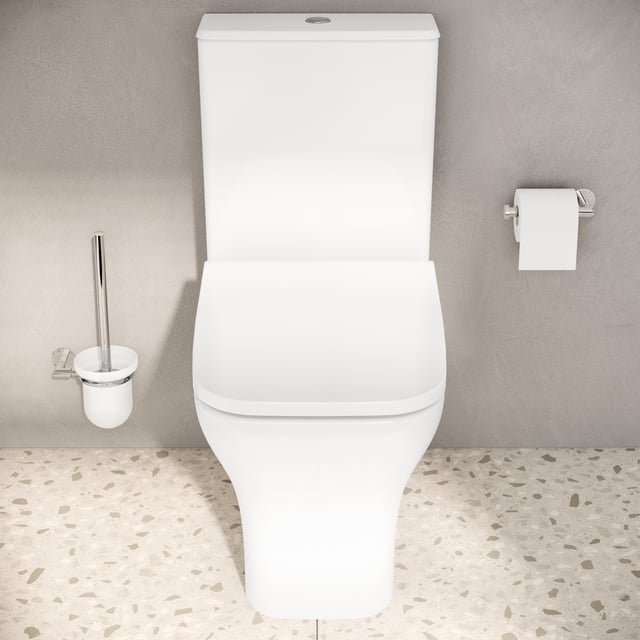 VitrA Matrix floorstanding toilet with Smooth Flush with toilet