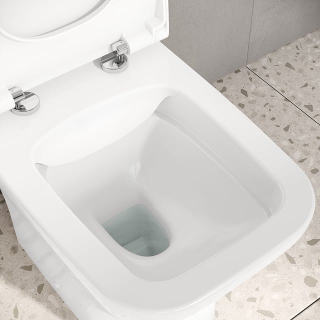 VitrA Matrix floorstanding toilet with Smooth Flush with toilet