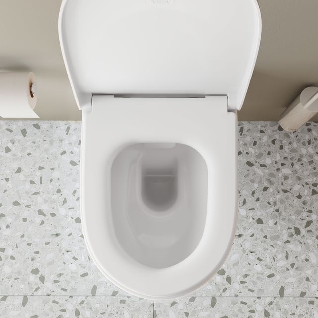 VitrA Matrix wall-mounted toilet with VitrAFlush 2.0 with toilet