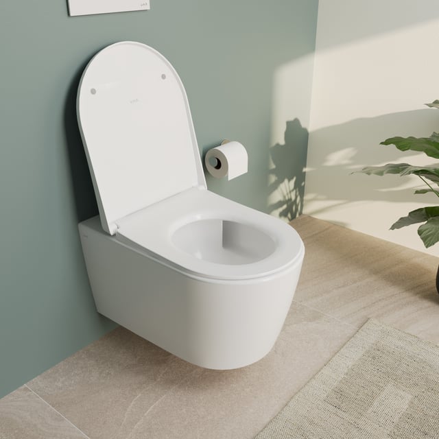 VitrA Matrix 2.0 wall-mounted toilet with QuantumFlush with toilet