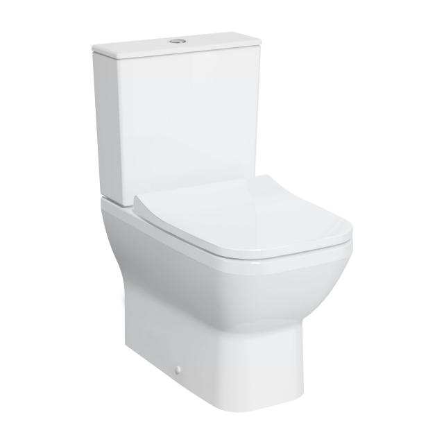 VitrA Integra Square Stand-Tiefspül-WC Flush 2.0 für Kombination, back to wall weiß