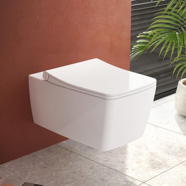 VitrA Metropole Wand-Tiefspül-WC ohne Spülrand, weiß