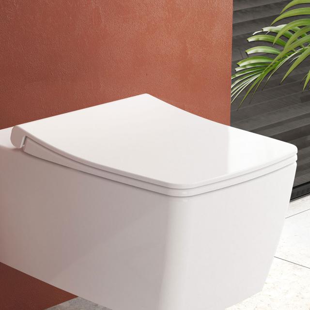 VitrA Metropole WC-Sitz Slim, Sandwichform, mit Absenkautomatik & abnehmbar weiß