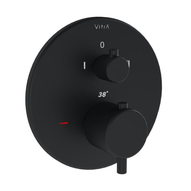VitrA Origin Thermostat Unterputz für 2 Verbraucher schwarz matt