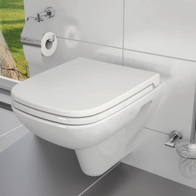 VitrA S20 Wand-Tiefspül-WC mit Bidetfunktion mit Spülrand, weiß