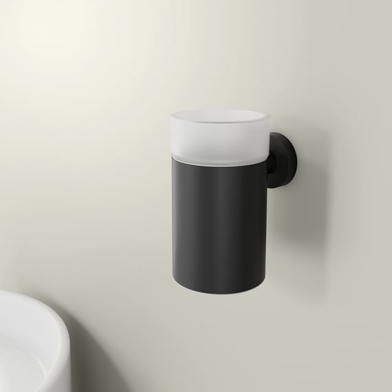 WENKO Porte-Brosse à Dents Auron - Finition Or Élégante, 7x10x7 Cm - Accessoire Salle De Bain Glamour