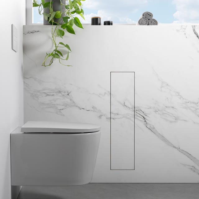 Viverso x wall large recessed toilet module W: 182 H: 750 D: 158