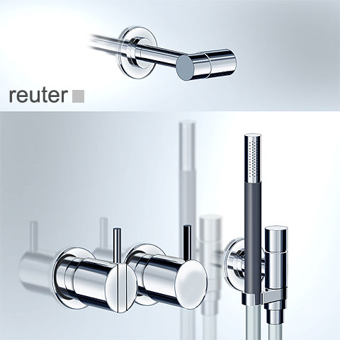 Vola 2471 single lever shower mixer combination stainless steel