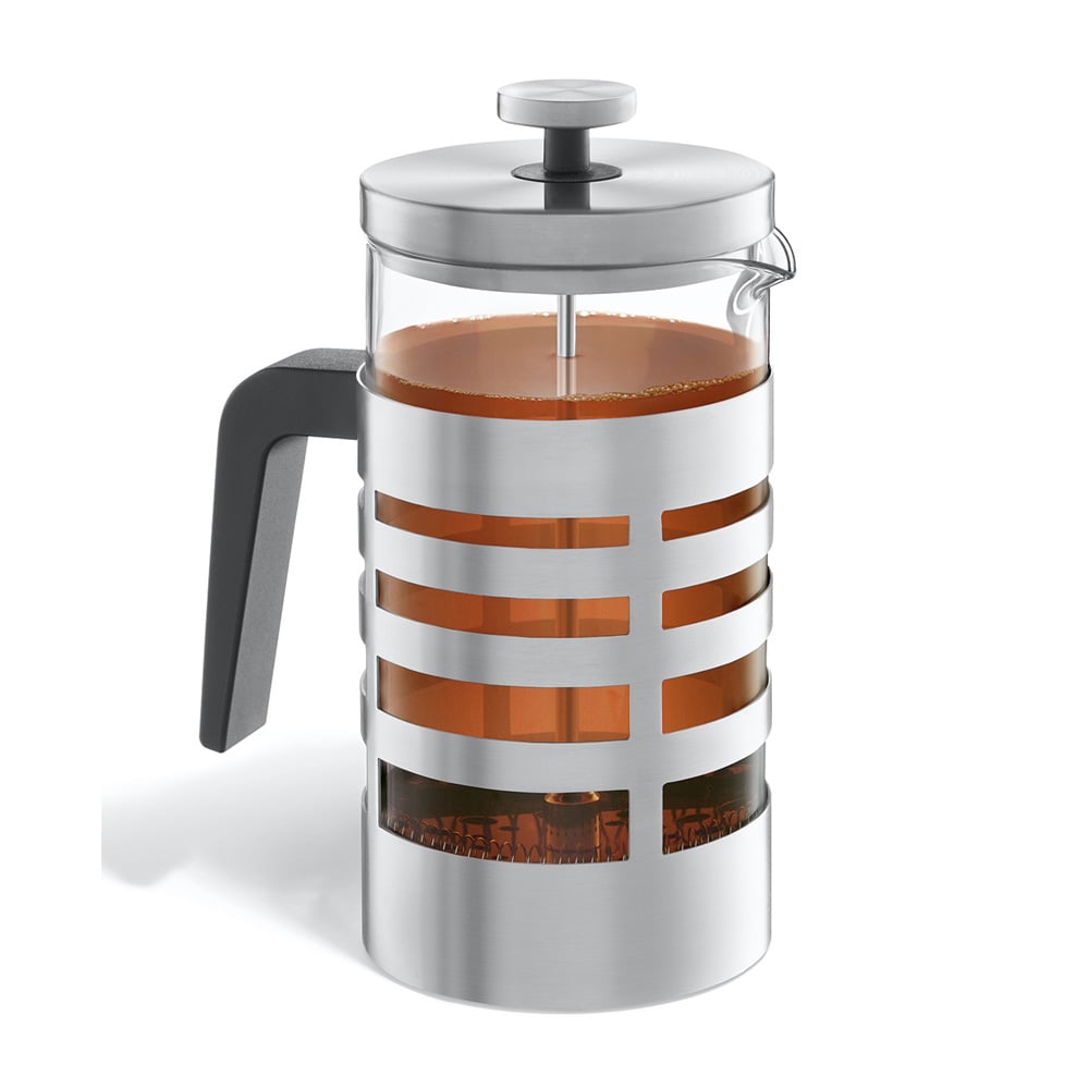 JoyJolt French Press Set – 958 Ml, Borosilikatglas & Edelstahl, Inkl. 2 Geriffelten Gläsern | Für Kaffee & Tee