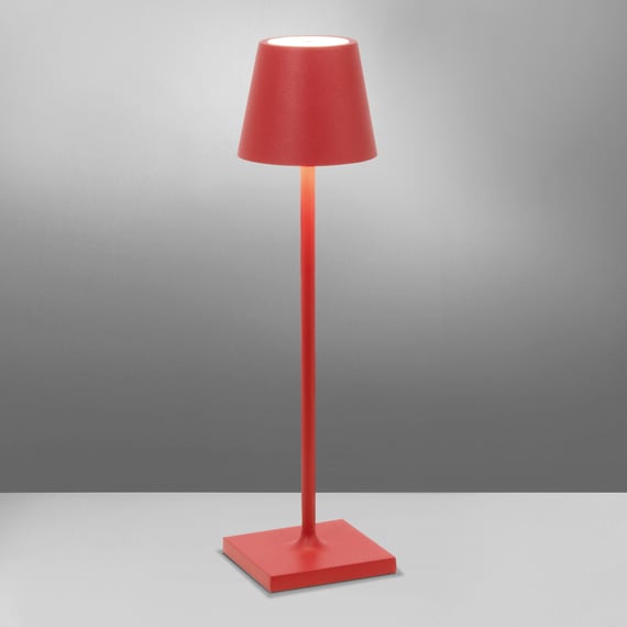 Poldina Pro Table lamp - red by Zafferano