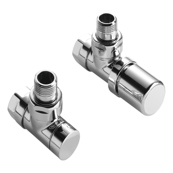 Zehnder Design Line valve set chrome