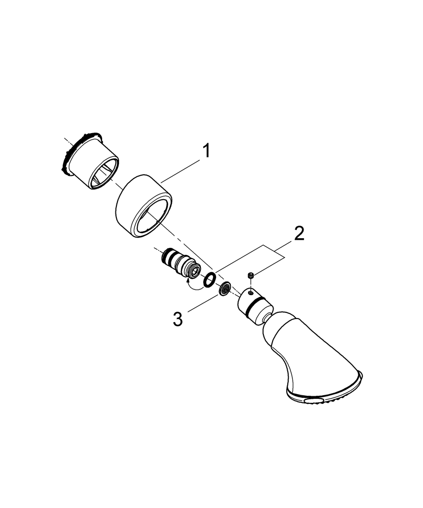 Grohe Relexa overhead shower, 5 spray modes chrome - 27062000 | REUTER